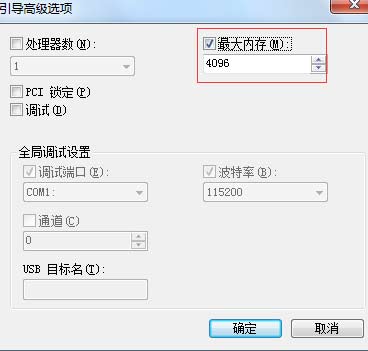 引導高級選項