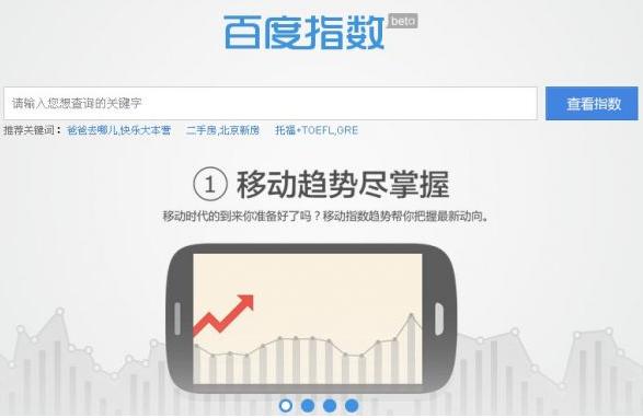 百度關鍵詞指數