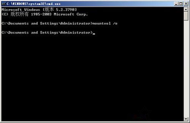 Windows2003系統能識別移動硬盤但是無法自動分配盤符的解決方法