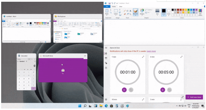 Windows11引進4中桌面窗口布局，滿足用戶不同要求(1)
