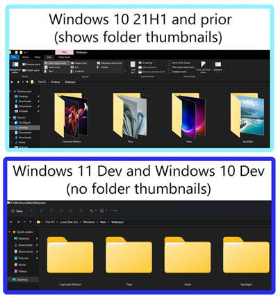 忽略的Windows 11細節：文件夾圖示不再顯示內部文件預覽