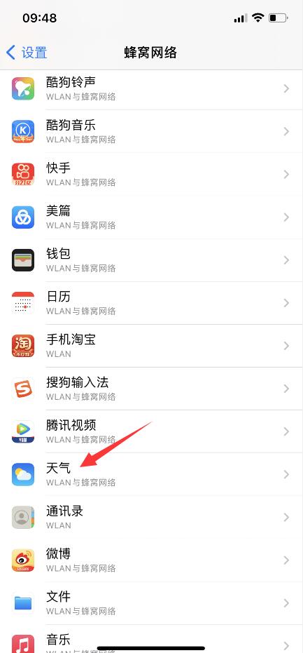 蘋果12天氣為什么連不上網(2)