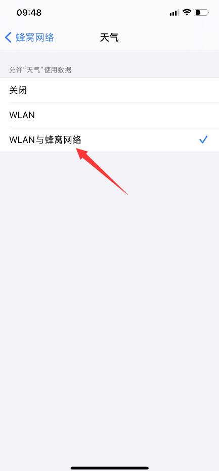 蘋果12天氣為什么連不上網(3)