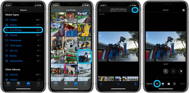 如何關閉 iPhone 現有照片的「實況照片」顯示？