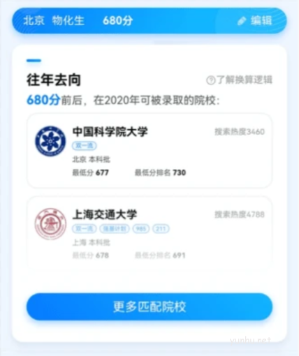 ai志愿助手怎么預測名次?ai志愿助手預測名次方法