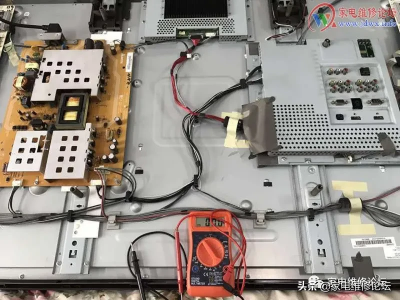 夏普液晶電視LCD46GE50A開機重啟修復