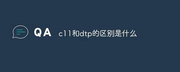 c11和dtp的區別是什么