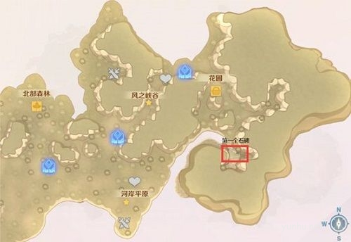 魔力寶貝法蘭城西郊石碑坐標1