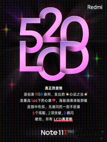 Redmi Note 11T Pro +官方海報