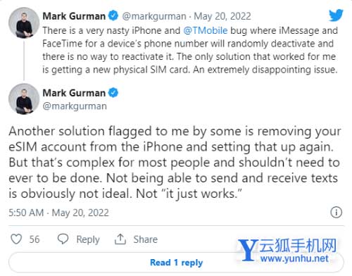 蘋果的eSIM出現什么bug了-可以正常使用嗎