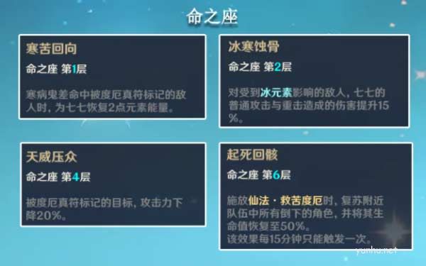 原神七七培養攻略-七七圣遺物和武器選擇推薦