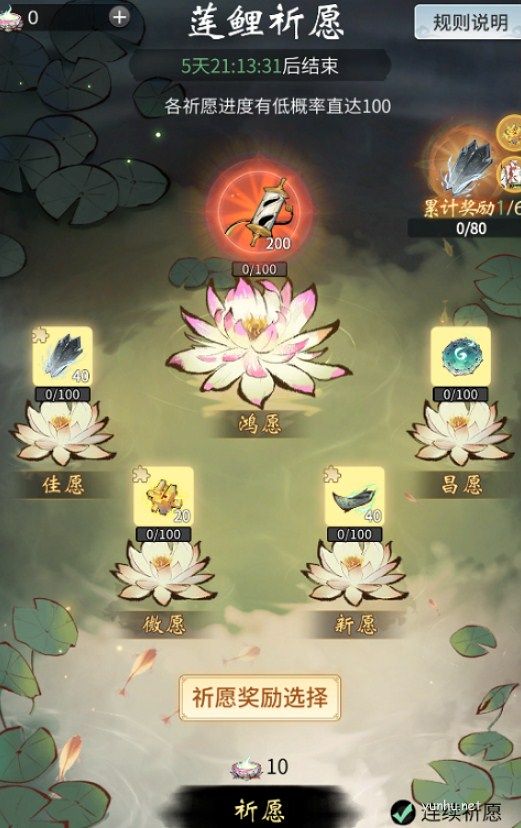 一念逍遙醉蓮鯉活動怎么玩