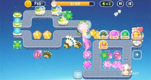 保衛蘿卜4太空穿越第14關怎么過4