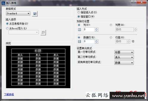 簡單表格制作快速入門（cad制圖入門怎么快速創建簡易表格）(2)