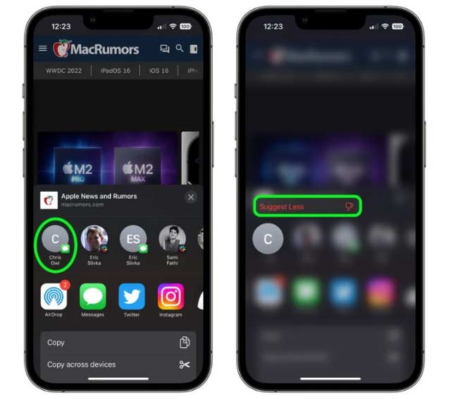 iOS 16 全新細節：可從共享列表中刪除聯系人