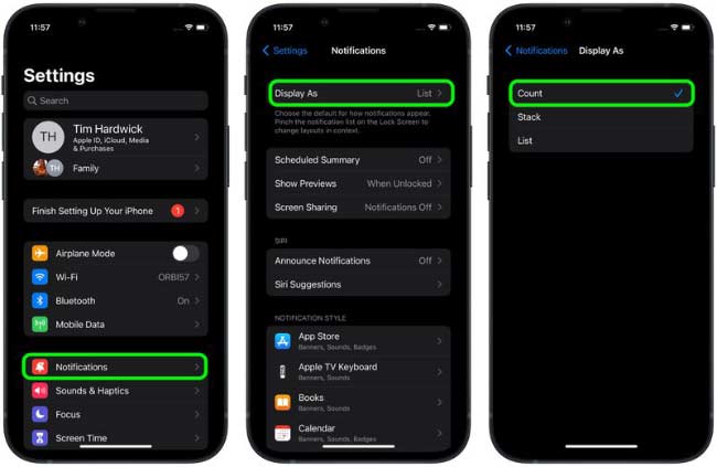 iOS 16：支持更改 iPhone 鎖定屏幕上的通知顯示