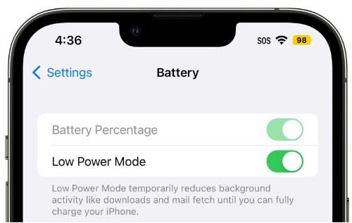 iOS 16 Beta 6電池百分比顯示和Beta 5有什么不同？