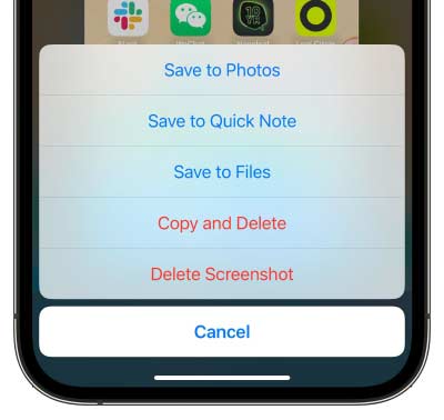 iOS 16 beta 5 新增功能：支持將截圖直接復制粘貼到其它應用
