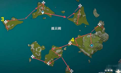 原神星螺在哪里采集-星螺采集路線圖一覽