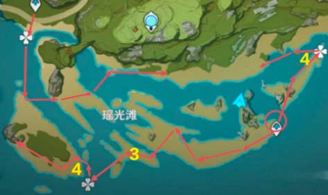 原神星螺在哪里采集-星螺采集路線圖一覽