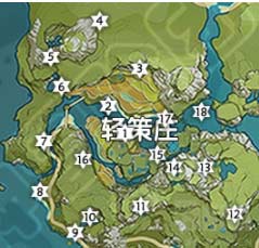 原神巖神瞳分布在什么地點-巖神瞳位置分布圖2023