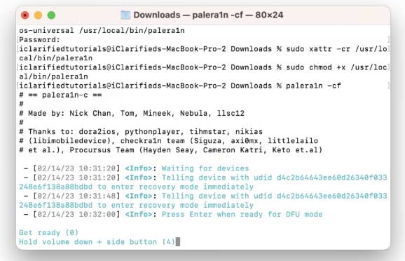 如何使用palera1n越獄？palera1n越獄 iOS 15.0 - 16.3.1教程(2/3)
