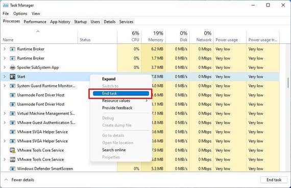 win11系統重新啟動開始菜單的方法教程