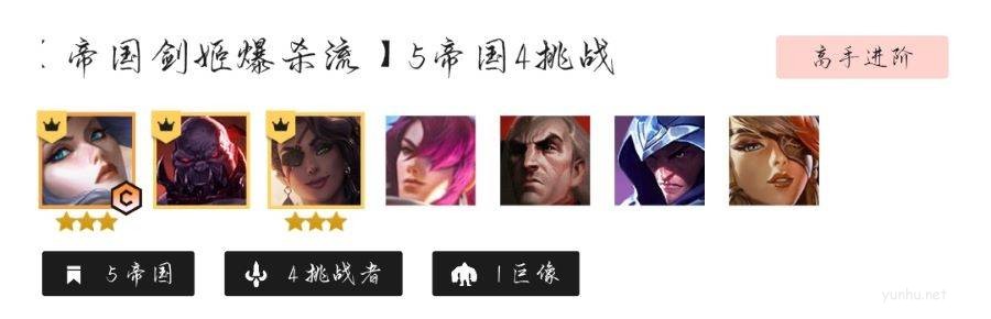 金鏟鏟之戰5帝國劍姬陣容怎么玩