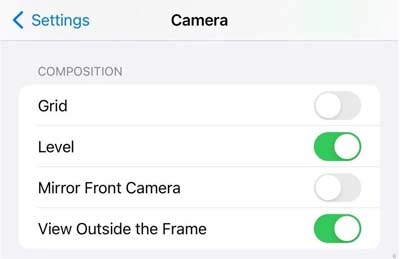 iOS 17 相機“水平”輔助線怎么用？
